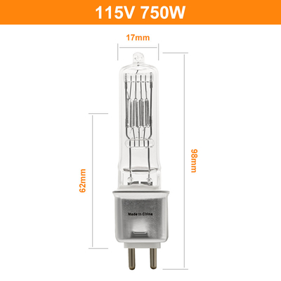 G9.5 Orta Bi Pinli Halojen Ampul 750w 115v OSRAM EHG Değiştirme
