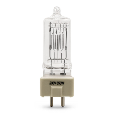 GY9.5 230V 650W Halojen Projektör Lambası AC Reflektör Tiyatro Projektör Ampulü