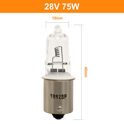 1982SP 28V 75 Watt Halojen Ampul Havalimanı Uçak Navigasyon Ampulleri