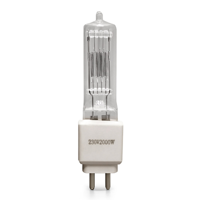 Film Stüdyosu Tiyatrosu için 110V 230v 2000w Halojen Ampul Kuvars Lamba G15 3200K