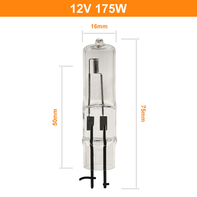 12v Kuvars Halojen Ampul 175W G6.35 Lamba İki Çatalı 12 Volt Bi Pin Halojen Ampul