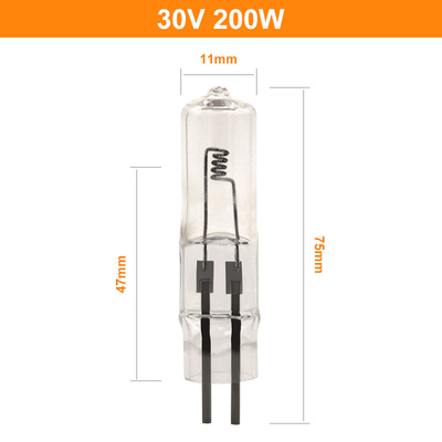 30V 200 Watt Halojen Ampul 2 Pinli Aydınlatma Ekran Kristal Lamba 4000lm