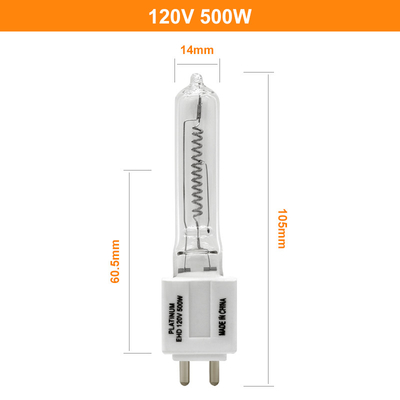 120V 500w Kuvars Halojen Ampul Led Değiştirme 3000k Orta Bipin G9.5 Taban