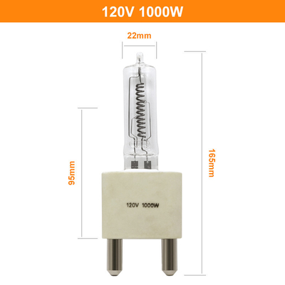 Güverte Navigasyon Işıkları için 120V 1000W Tek Uçlu Bi Pin Halojen Ampul