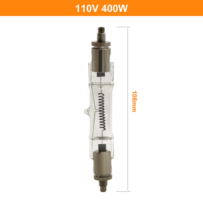 110v 400w Tungsten Halojen Çift Uçlu Ampul Tren Ampulleri SFC Bankası 108mm