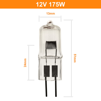 Yüksek Yoğunluklu Pist Işığı için Pimli 2 100w 78mm 50w 55 Watt Kuvars Halojen Ampul