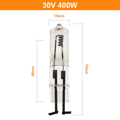 İki adet 2 Pinli Halojen Ampul 400W 30V 75mm Uzunluk