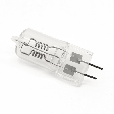 GX6.35 Halojen Ekran Optik Lamba 350W 75V Flaş Ampul Sahne Mikroskopları Işık